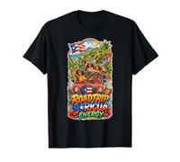 Roadtrip Boricua Energy T-Shirt Graphique avec Valeur