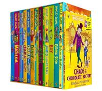 Roald Dahl Collection 16 Books Box Set With World Book Day (The BFG, Matilda, Esio Trot,Fantastic Mr. Fox, Charlie and the Chocolate Factory,The Magic Finger, Chaos at the Chocolate Factory & More)