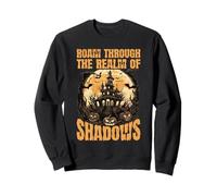 Roam Through Realm of Shadows Halloween Vacation Traveling Sweatshirt