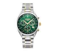 Roamer - Chronographe Pro Chrono - Quartz Mouvement de Montre - Largeur du boîtier: 42 mm - Acier Inoxydable - Green - Silver - 10 ATM
