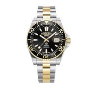 Roamer - Montre dateur Premier - Quartz Mouvement de Montre - Largeur du boîtier: 42 mm - Acier Inoxydable - Black - Gold - 20 ATM