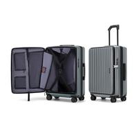 ROAMING bagage à main, Vert livid, Carry On 20-Inch, Valise rigide extensible à roulettes pivotantes avec étiquettes de bagage et housse de protection