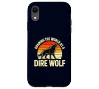 Roaming The World As A Dire Wolf Hurlant Coque pour iPhone XR