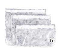 Roamio Sac de voyage, sac à langer, approuvé TSA, compatible avec la compagnie aérienne avec fermeture éclair, côté transparent, bébé, organiseur de sac à langer, maquillage, accessoires