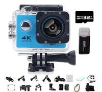 Roamix Vision Caméra d'action 4K, caméscope WiFi ultra grand angle de 140°, caméras de sport d'extérieur étanches pour les amateurs de photographie et de plongée, enregistrez chaque moment de la vie