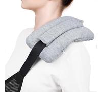 RoamReady Coussin de ceinture de sécurité pour mastectomie post-chirurgie, coussin de soutien de récupération pour la poitrine, chimio, port cardiaque, pontage, hystérectomie, cadeau pour femme (gris)