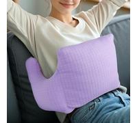 RoamReady Oreiller de récupération d'hystérectomie, coussin post-chirurgie pour l'abdomen, césarienne, tummectomie, myomectomie, oreiller abdominal avec poche (violet)