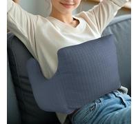 RoamReady Oreiller de récupération d'hystérectomie, coussin post-chirurgie pour l'abdomen, césarienne, tummectomie, myomectomie, oreiller abdominal avec poche (bleu marine)