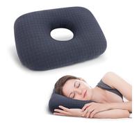 RoamReady Oreiller percé, coussin d'oreille perforé avec trou, coussin de piercing d'oreille, protection contre l'inflammation, les escarres, soulagement de la douleur, pour les personnes dormant sur