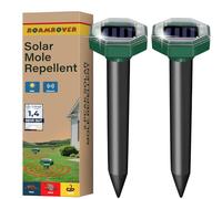 RoamRover RéPulsif Solaire Anti Taupe, Anti Taupe Solaire Vibration et Ultrasons, sans Danger pour Les Animaux, Contre Les Taupes, Les Campagnols et Les Rongeurs de Jardin(2)