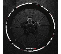 ROANNY Stickers Ensemble Complet pour Moto Gsxs Roue Autocollant Bande Réfléchissante Jante pour Suzuki Gsx-s Gsx-s750 Gsxs1000 750 1000 600 2022 (Color : 14)