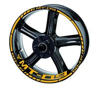 ROANNY Stickers Moto Réfléchissante Mt09 Roue Autocollant Jante Décalcomanie Logo Kit pour Yamaha MT 09 SP 2020 2021 (Color : 4)