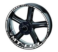 ROANNY Stickers Moto Réfléchissante Mt09 Roue Autocollant Jante Décalcomanie Logo Kit pour Yamaha MT 09 SP 2020 2021 (Color : 1 UK)