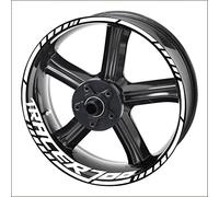 ROANNY Stickers Moto Style Roue Pneu Bande Réfléchissante Autocollant Créatif Jante Décalcomanie pour Yamaha Tracer 9 900 700 GT (Color : 6)