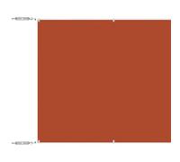 Roanoer Store vertical terre cuite 100 x 800 cm en tissu Oxford - Brise-vue pour balcon, résistant aux intempéries, store vertical pour revêtement de balcon, jardin et terrasse, corde de fixation