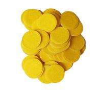 RoaQinFo 100 Pièces Disques Abrasifs Ronds Tampons Pédicure Remplacement Ponçage Pieds Papier Abrasif Résistant Convient Soins des Pieds Ateliers Beauté Usage, Grossier