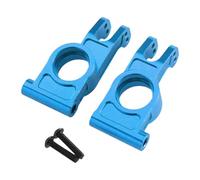 RoaQinFo 2 Pièces Moyeux Arrière de Voiture RC Pièce de Mise à Niveau Moyeu Métallique pour Une Performance de Conduite Accrue Adapté pour La Personnalisation, Bleu
