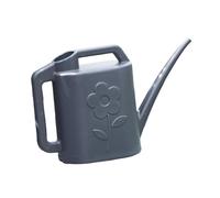 RoaQinFo Arrosoir 4 Mots Clés Essentiels Intérieur Jardin Plante Poignée Confortable Fabriqué en PETG Résistant Adapté pour Bureau Maison Cour Serre M, Gris