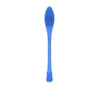 RoaQinFo Brosse à Dents pour Animaux Brosse Double Embout pour Chien Outil de Soin en Silicone Doux Poignée Confortable pour Une Prise en Main FA, Bleu