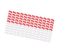RoaQinFo Circuit de RC Ensemble Modulaire pour Voiture RC Piste Ajustable Barrière Renforcée Compatible 1/14 à 1/28 Adapté à L'Entraînement En Intérieur, 120 Pièces