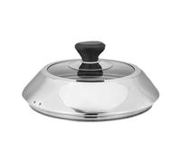 RoaQinFo Cloche de Cuisson, Cloche à Fromage, Couvercle Alimentaire et Cloche pour Barbecue afin de Réduire Le Temps de Cuisson et Concentrer La Chaleur, 28 cm