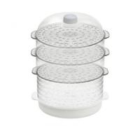 RoaQinFo Cloche Empilable Plateau Léger Cloche Réutilible pr Stockage des Restes s, Table à Manger, 2 Bas 1 Haut