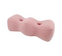 RoaQinFo Coussin surélevant pour Les Jambes, Coussin Triangulaire Professionnel, Soutien Doux et Efficace pour Les Genoux, Idéal pour La Lecture et Le Sommeil, Rose