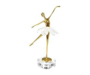 RoaQinFo Figurine Fille en Laiton Sculpture Décorative Statuette Danseuse pour d'Intérieur, Style C