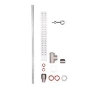 RoaQinFo Jauge de Niveau Tube En Acier Inoxydable PC pour Modifications Réservoir Brassage Accessoires Kit Installation Simple Matériau Haute Température Adapt, 41cm