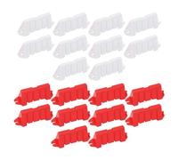 RoaQinFo Kit de Circuit de Course Emboîtable à Monter Soi-même - Accessoire éducatif - Installation Facile - Clôture de Terrain Robuste - Barrières de Route Lé, 20 Pièces