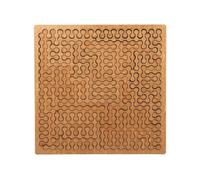 RoaQinFo Logique Enfant Labyrinthe Jouet Bois Plateau Défi Parcours Découpé Précis Surface Lisse Conception Plate Améliore Concentration et Pensée Logique, Motif Chaîne