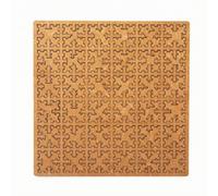 RoaQinFo Logique Enfant Labyrinthe Jouet Bois Plateau Défi Parcours Découpé Précis Surface Lisse Conception Plate Améliore Concentration et Pensée Logique, Motif Blocs Carrés