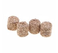 RoaQinFo Mini Botte de Ferme Ensemble Miniature Ornement de Ferme Accessoire pour Maquettes Élément de Décor en Bois Effet Naturel Adapté aux Étagères, Cylindrique