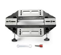 RoaQinFo Mortaiseuse de Charnière pour Porte Gabarit Universel Gabarit de Découpe Défonceuse Réglages Étendus pour Feuillures Construction Métal avec Molettes
