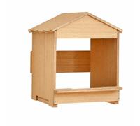 RoaQinFo Nid Poule Accroché au Mur en Bois Toit en Côtés Enfermés pour Ponuse Ouverture Pratique pour Ramassage s Œufs Adapté aux Poulaillers Compacts