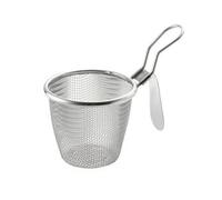 RoaQinFo Passoire à Mailles En Acier Inoxydable Robuste Panier Égoir Multifonctionnel Tamis pr Cuisson des, Cuisine Quotidienne, 9cmx7,5cm