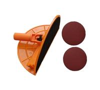 RoaQinFo Ponceuse Portative sur Support, Feuilles Abrasives Manuelles, Ponceuse D'angle, Finition Murale, Poignée Concave Confortable, Remplacement Facile, Grain 120 230