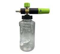 RoaQinFo Pulvérisateur de Lavage Auto Lance à Mousse à Mousse Buse Jet Ajustable Éventail et Direction Matériaux Robustes pour Usage Fréquent Raccord Rapide, Orange-Vert