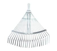 RoaQinFo Râteau à Feuilles Télescopique En Métal pour Jardin, Arbustes, Parterres de Fleurs, Pelouse, Toit de Cour