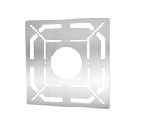 RoaQinFo Règle pour Siphon de Sol, Outil de Mesure de Carrelage, Robuste et Multifonctionnelle, Idéale pour Les Bricoleurs et Les Architectes, Grand trou d'ouverture