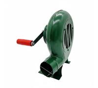 RoaQinFo Souffleur d'Air Manuel Portable Ventilateur à Main Pompe à Feu Soufflet de Camping Conception Compacte en Fonte et Plastique pour Transport Facile, Souffleur Manuel 200W Modèle Courant