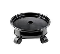 RoaQinFo Support à roulettes pour Pots de Fleurs, Chariot à roulettes pour Salon, Soucoupe pour Terrasse, Maison, Jardin, c