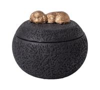 RoaQinFo Urne Crémation pr Animal en Céramique Résistante à l'eau Urne Sculpture Chien Endormi Décorative, -06 Sommeil