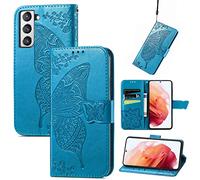 Roar Étui de protection à rabat pour Samsung S21 4G/5G, turquoise