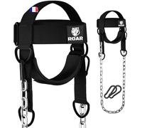 Roar® Harnais de cou entraîneur d'haltérophilie, sangle épaisse pour développement de l'entraînement, chapeau résistance, force construction musculaire, exercice chaîne d'haltérophilie