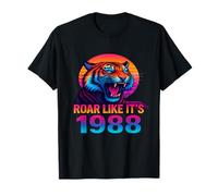 Roar Like It's 1988 Vaporwave Tiger T-Shirt