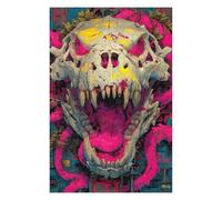 Roar of The Forgotten Beast - Expressionist F Puzzle en Bois, 1000 pièces