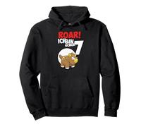 Roar Triceratops 7ème Anniversaire garçons 7 Ans Dinosaure Sweat à Capuche