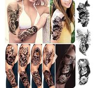 Roarhowl 10 Conception,Angel Bras tatoué temporaire manche,tattoo Adulte hommes femmes grands tatouages temporaires