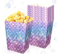 Roaring Good Time boîtes à cadeaux sirènes sacs pour thème sirène fête sacs à biscuits sous-marins pour anniversaires